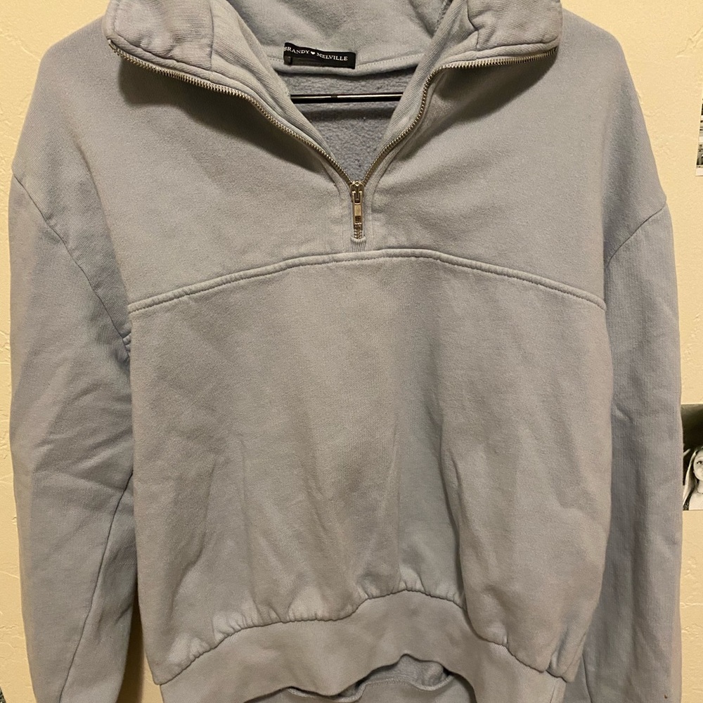brandy melville quarter zip